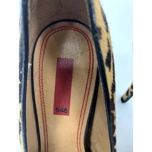Saks 5/48 Leopard Pumps Size 38 (7.5) - Picture 6 of 8